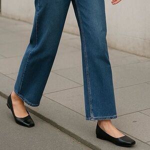 DV by Dolce Vita Black Toe Cap Ballet | Vegan-Friendly Flat Size 9 New With Box